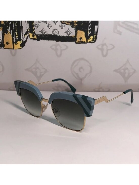 Fendi FF0241/S MVU/9K Women’s Round Sunglasses – Luxury Italian Eyewear main image 9